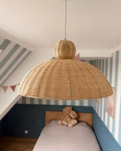 Loftlampe SUERTE Rattan Naturlig
