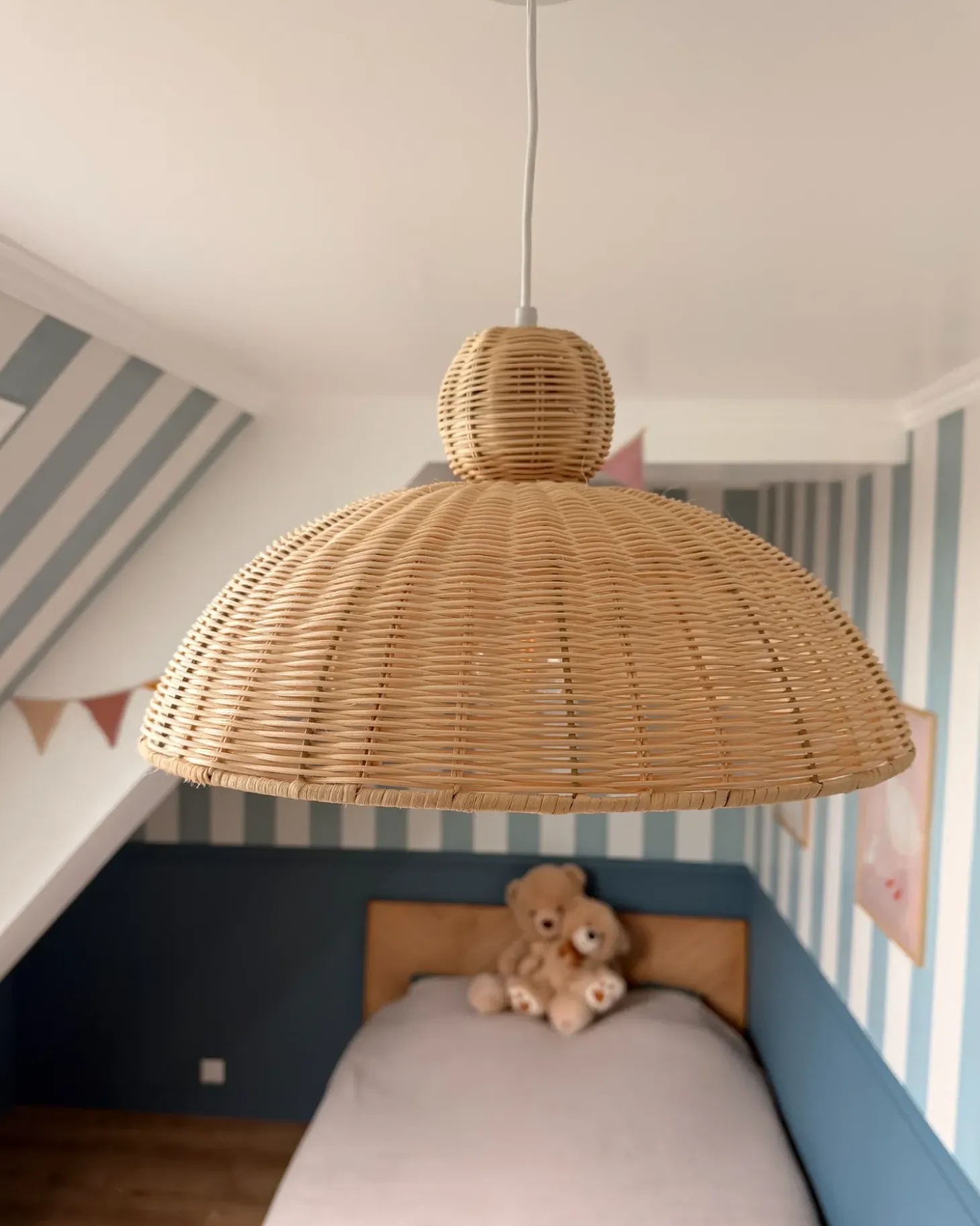 Loftlampe SUERTE Rattan Naturlig