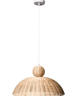 Loftlampe SUERTE Rattan Naturlig