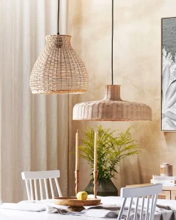 Loftlampe TAMARIN Rattan Naturlig