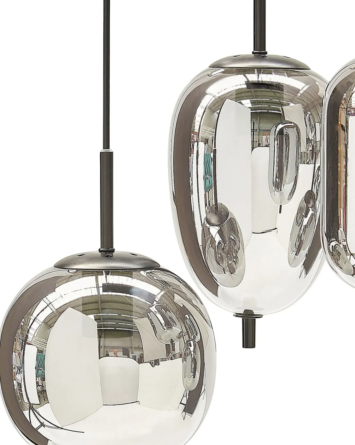 Loftlampe TARLO Glas Messing
