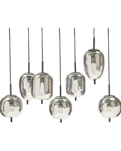 Loftlampe TARLO Glas Messing