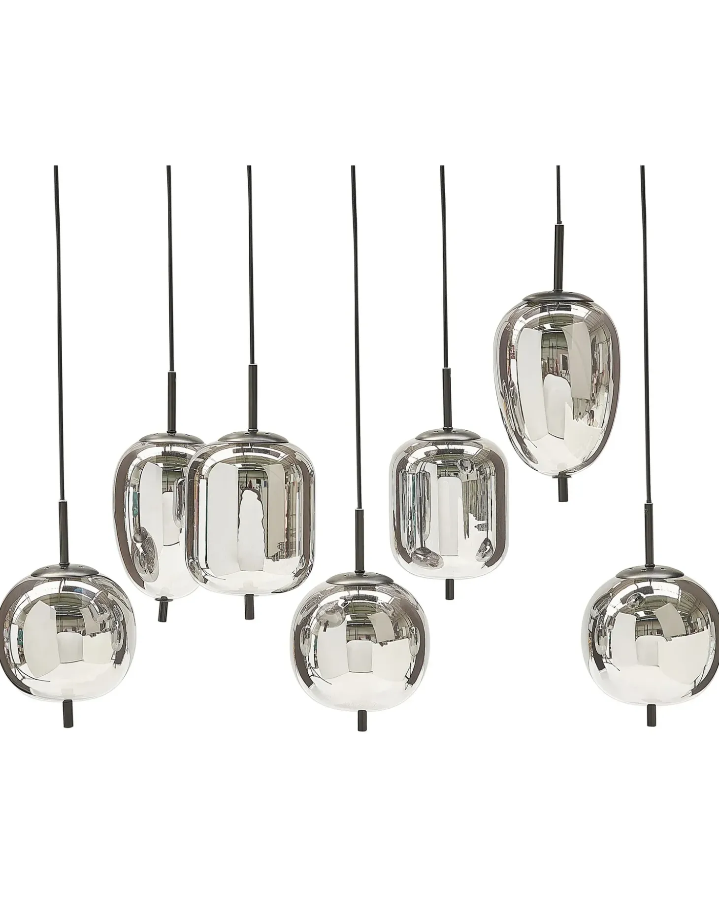 Loftlampe TARLO Glas Messing