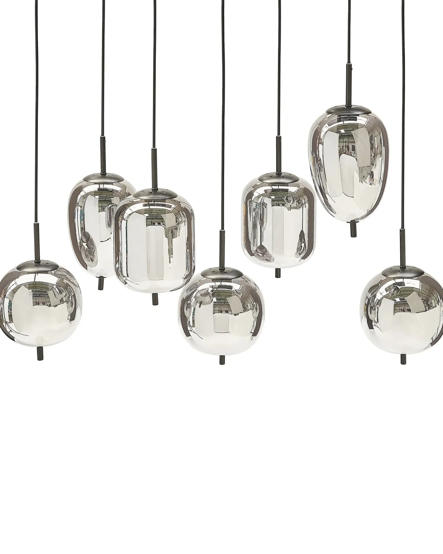 Loftlampe TARLO Glas Messing
