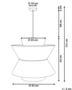 Loftlampe TELAMBA Flet Naturlig