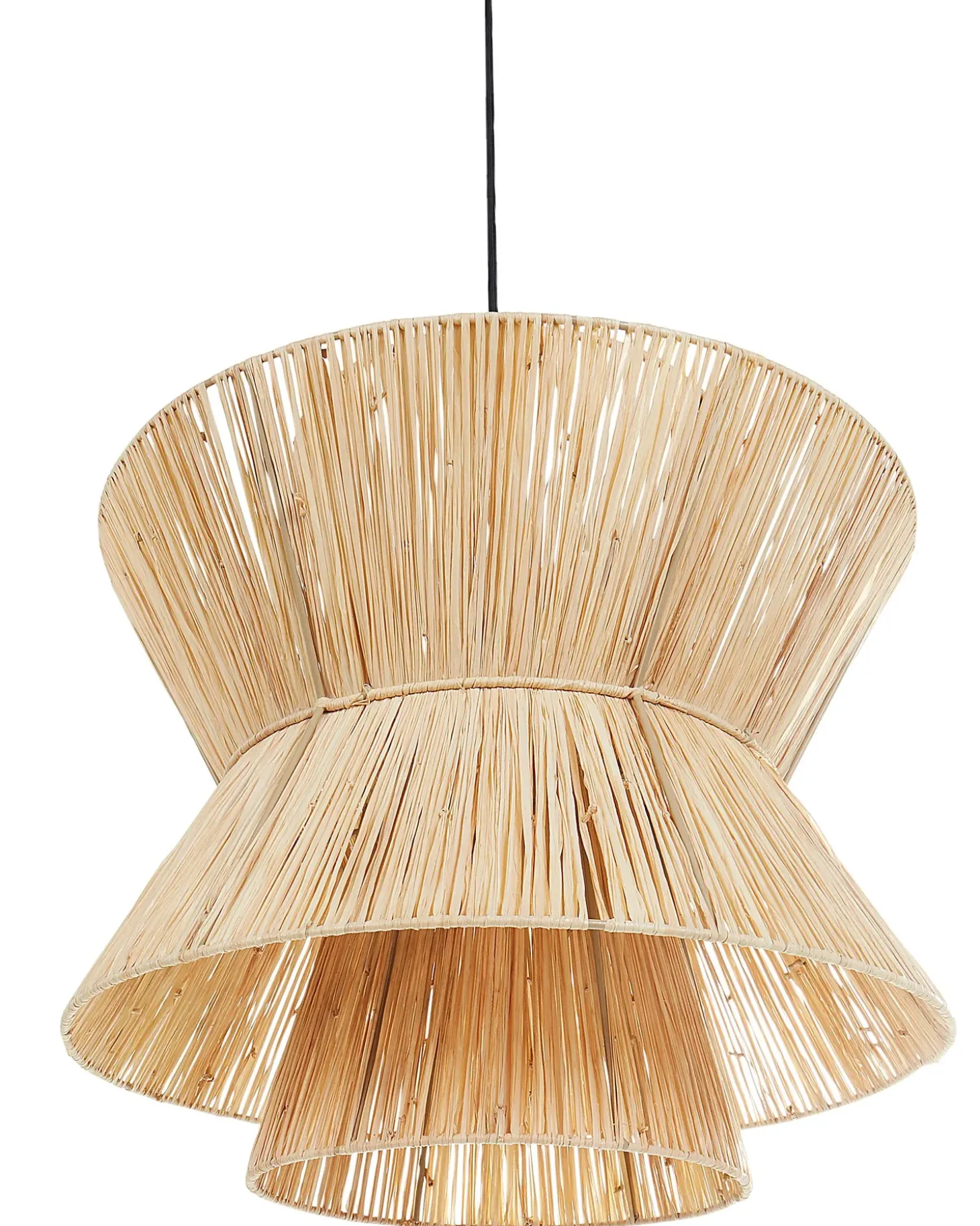 Loftlampe TELAMBA Flet Naturlig