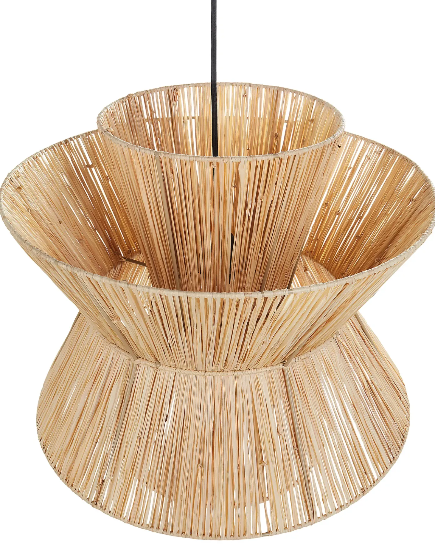 Loftlampe TELAMBA Flet Naturlig