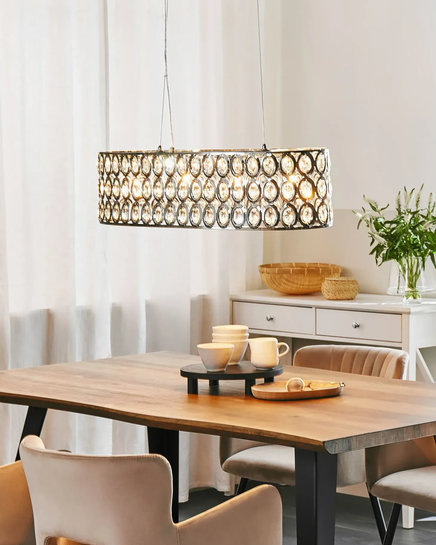 Loftlampe TENNA Metal Sølv