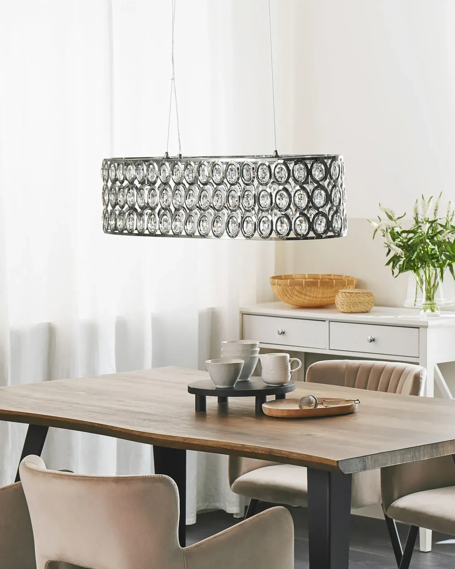 Loftlampe TENNA Metal Sølv