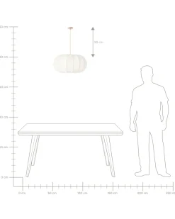 Loftlampe TOCUYO Hvid