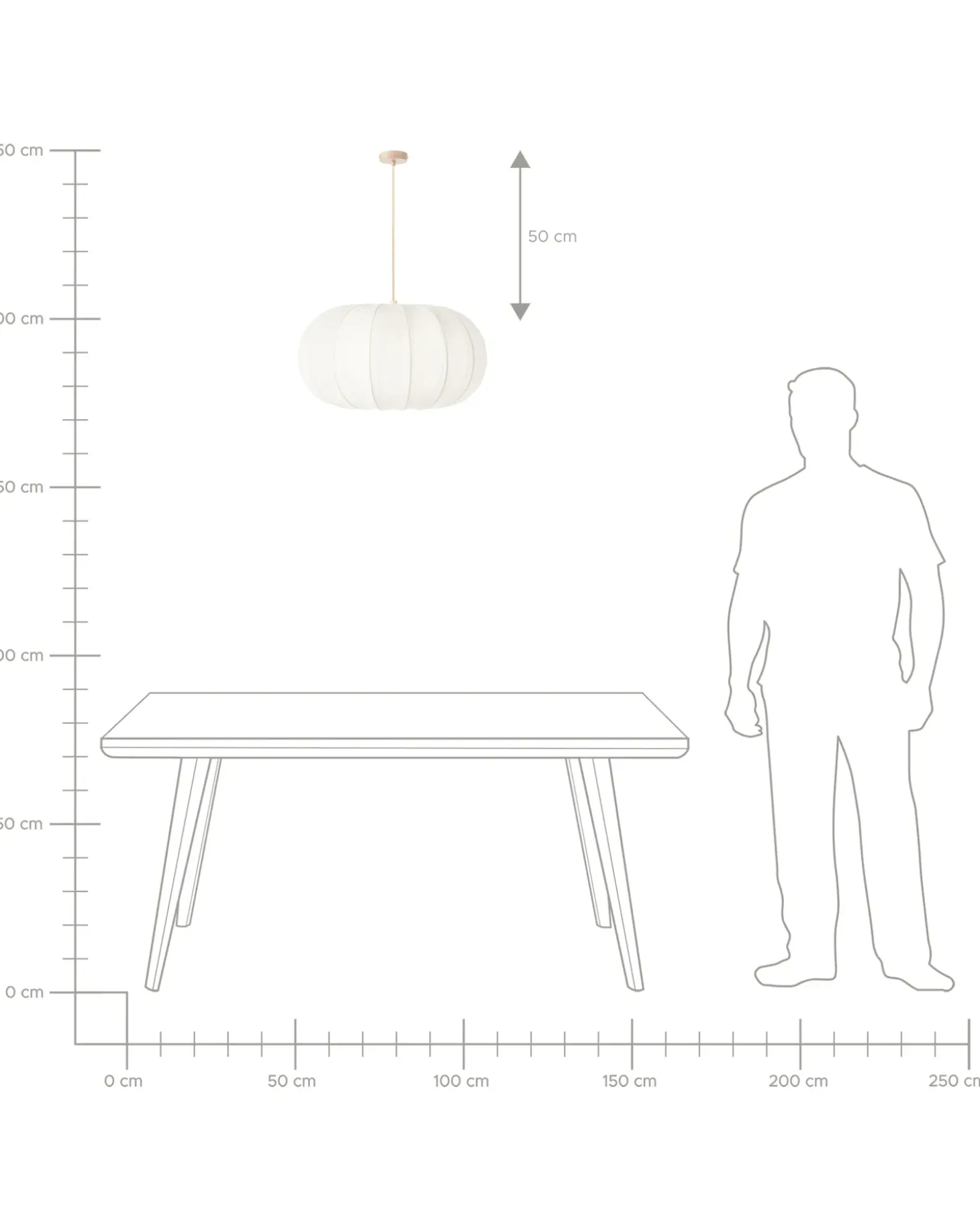 Loftlampe TOCUYO Hvid