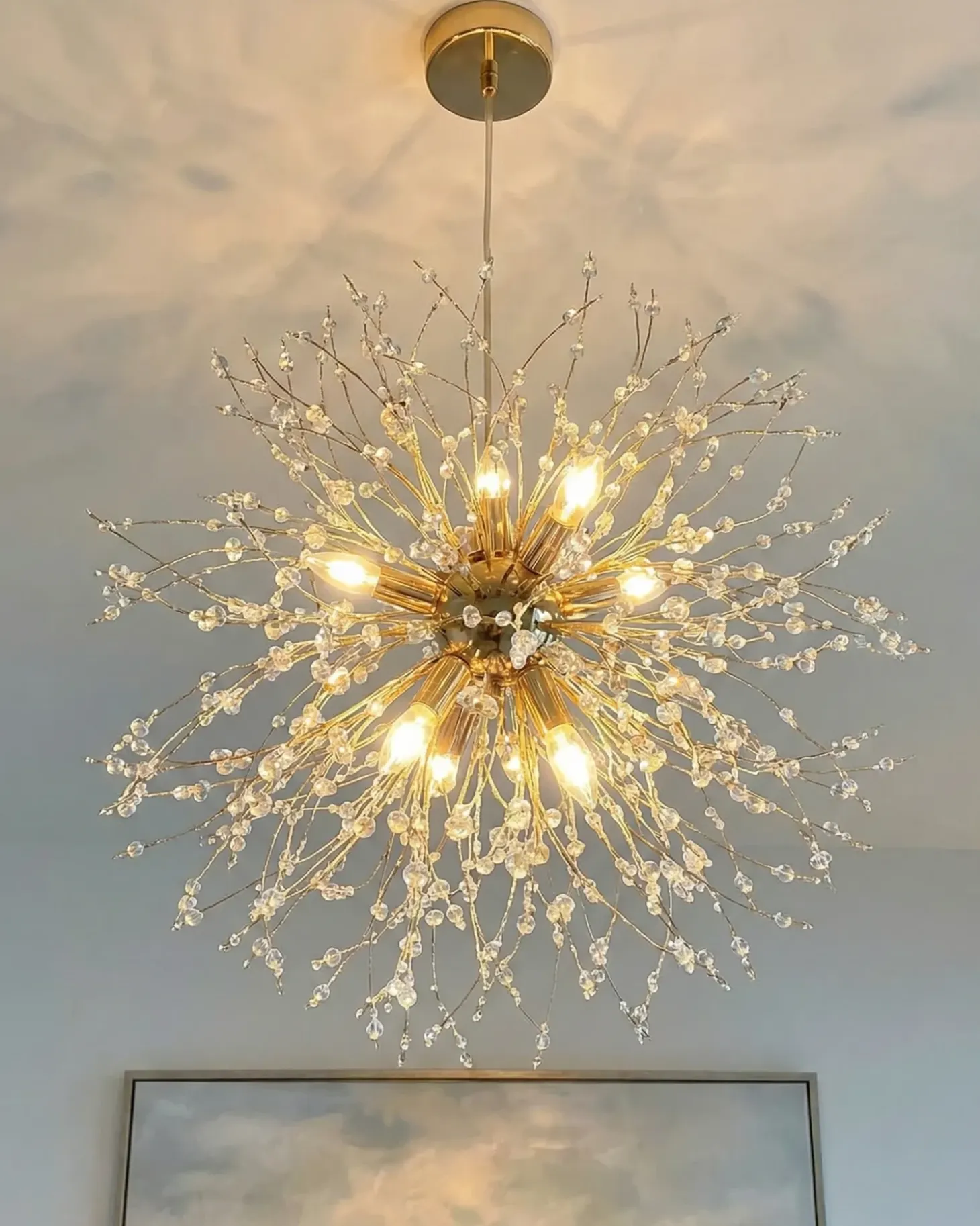 Loftlampe TOROLA Metal Guld