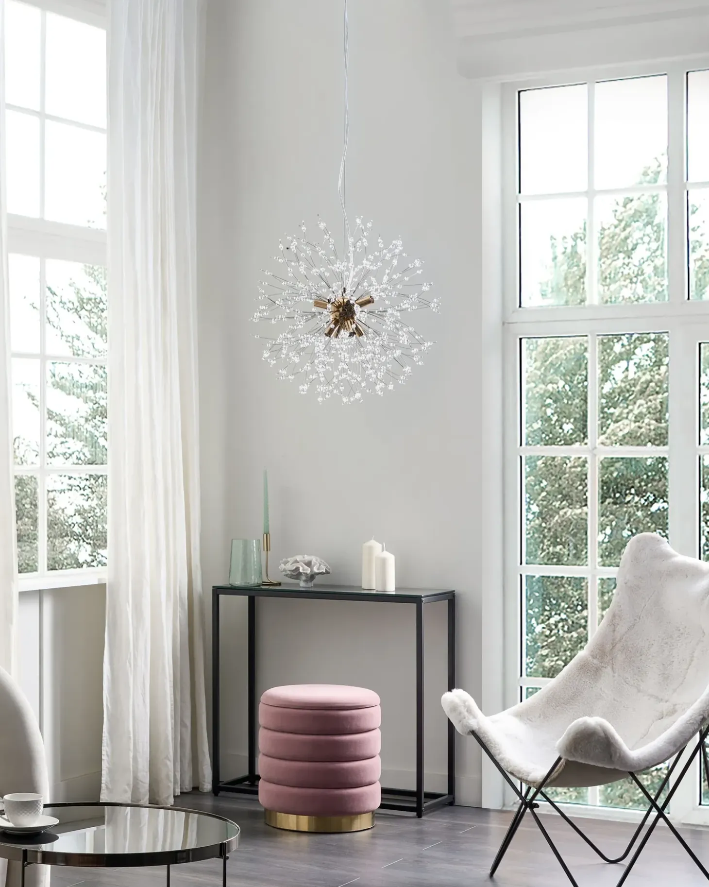 Loftlampe TOROLA Metal Guld