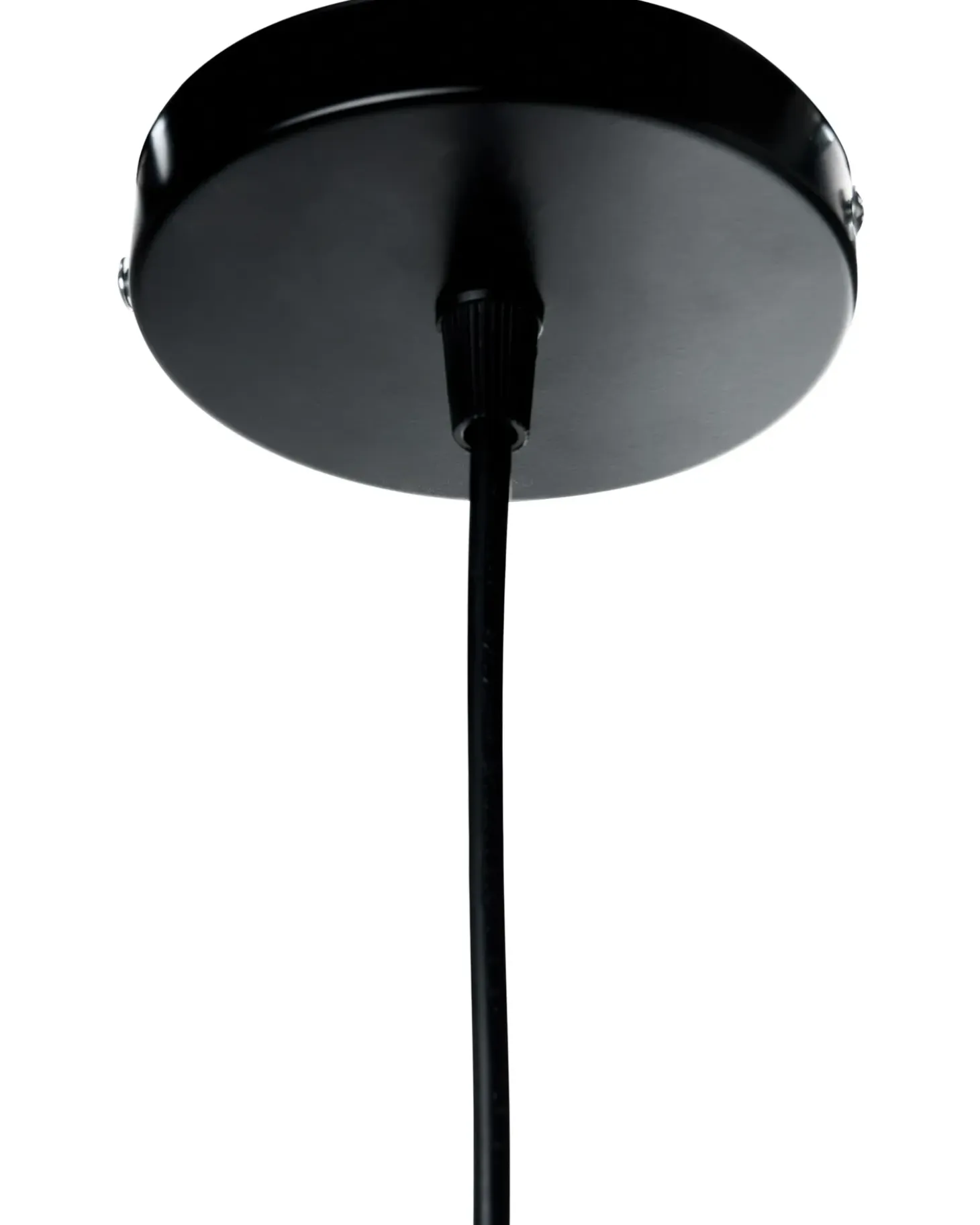 Loftlampe TURABO Rattan Sort/hvid