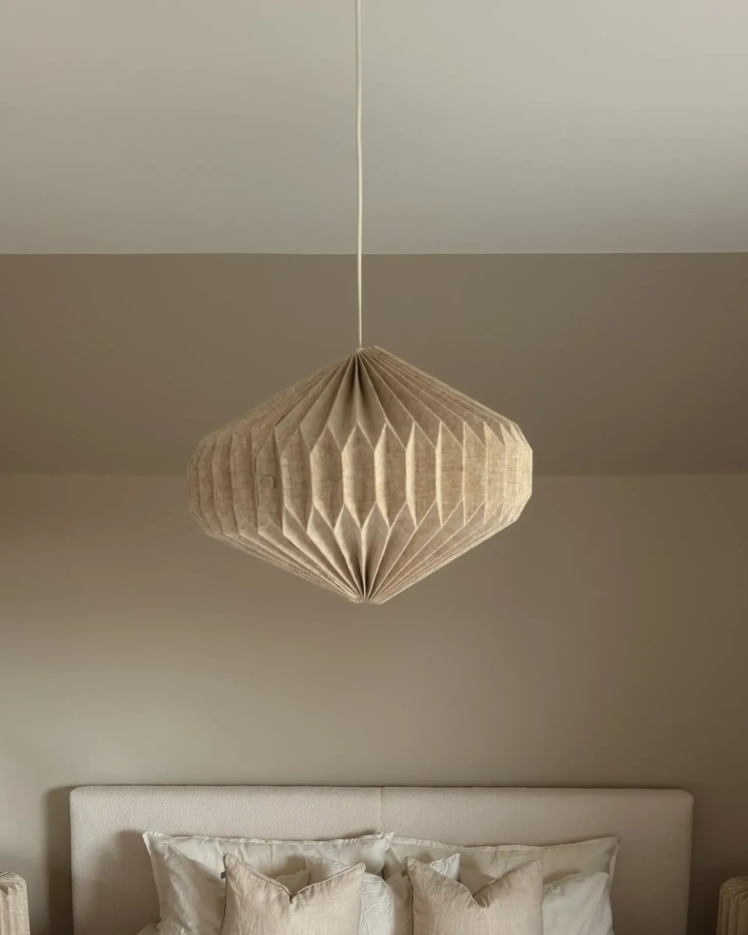 Loftlampe VISMAN Bomuld Beige