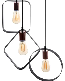 Loftlampe VOMANO Metal Sort