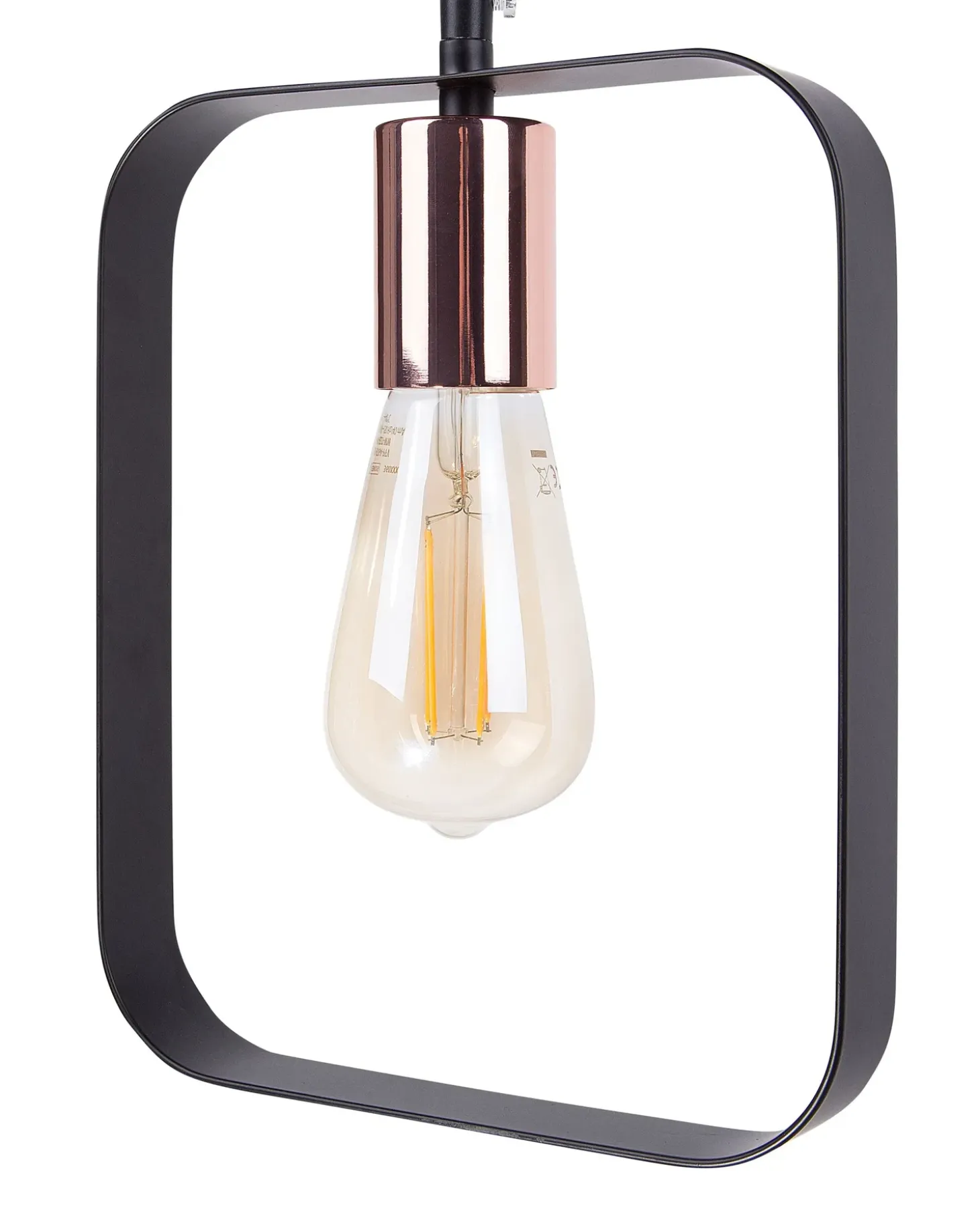 Loftlampe VOMANO Metal Sort