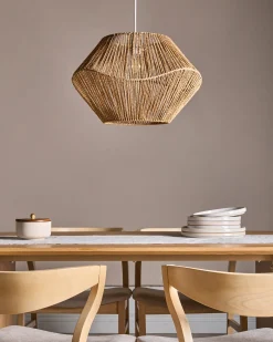 Loftlampe YAMBOU papirreb Naturlig
