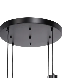 Loftlampe ZAYANDE Glas Lysegrå