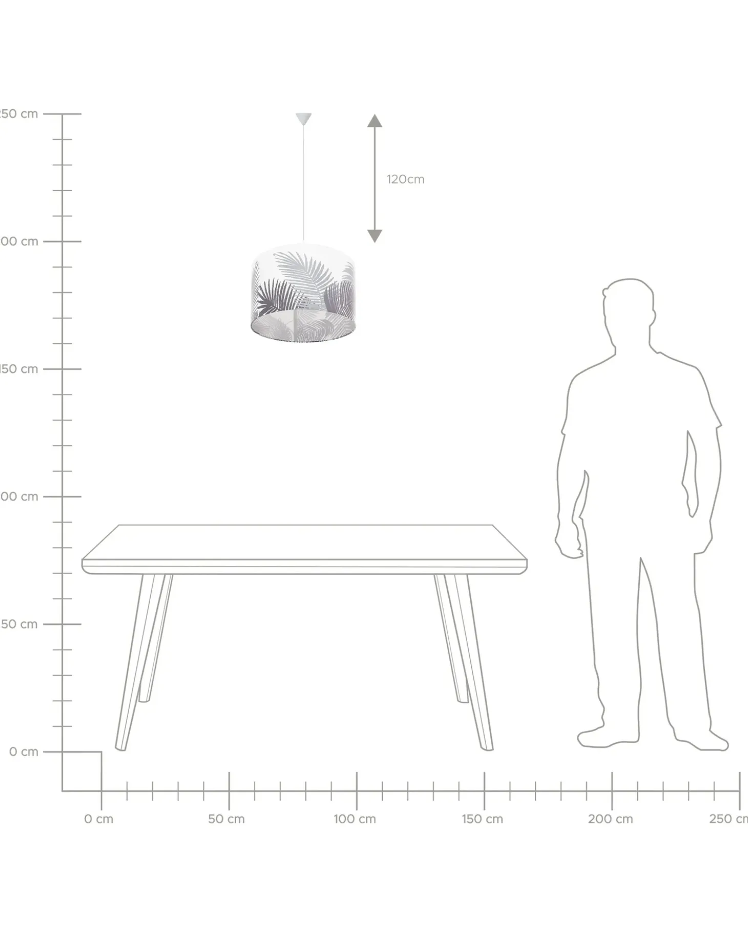 Loftlampe ZILLER Hvid