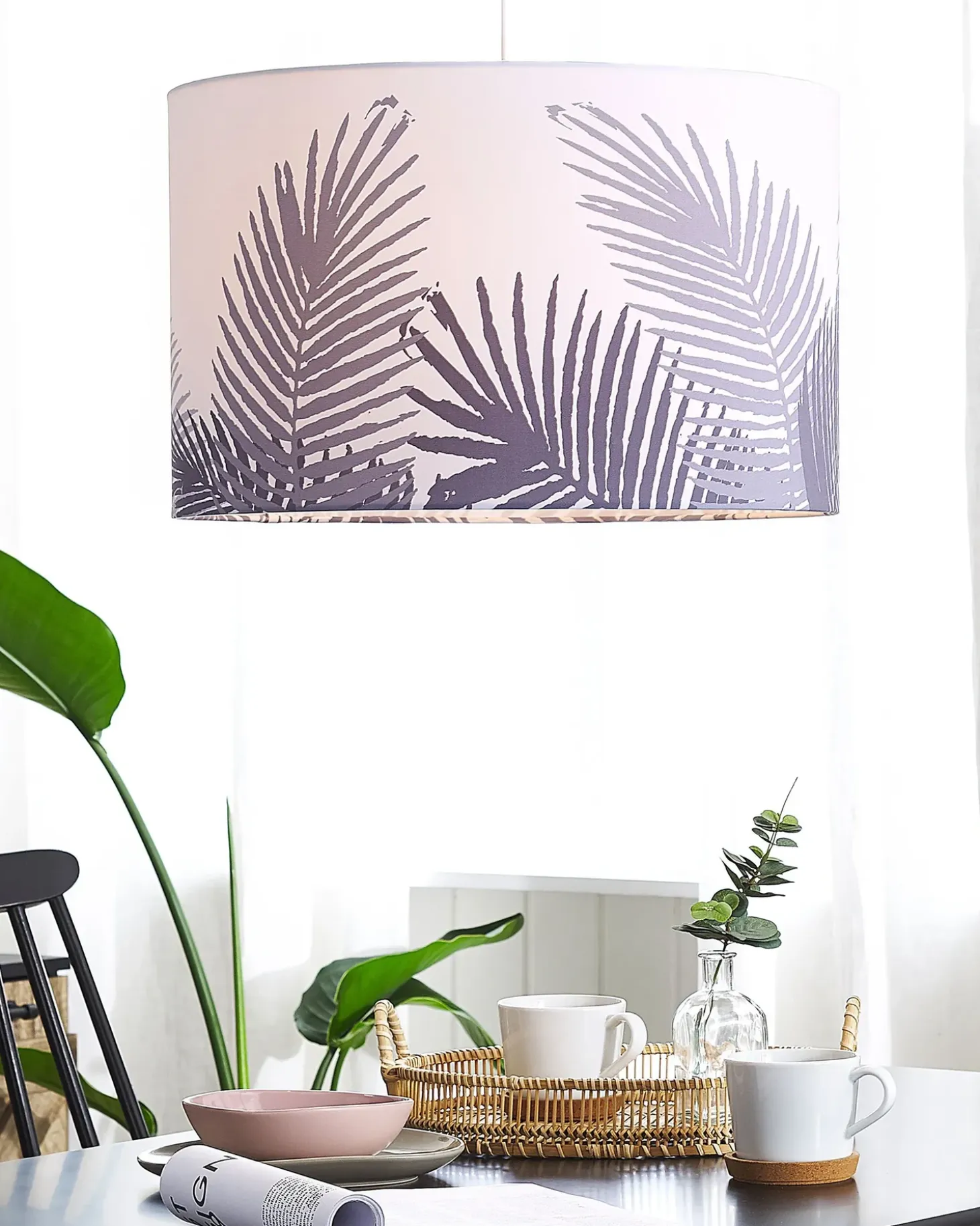 Loftlampe ZILLER Hvid