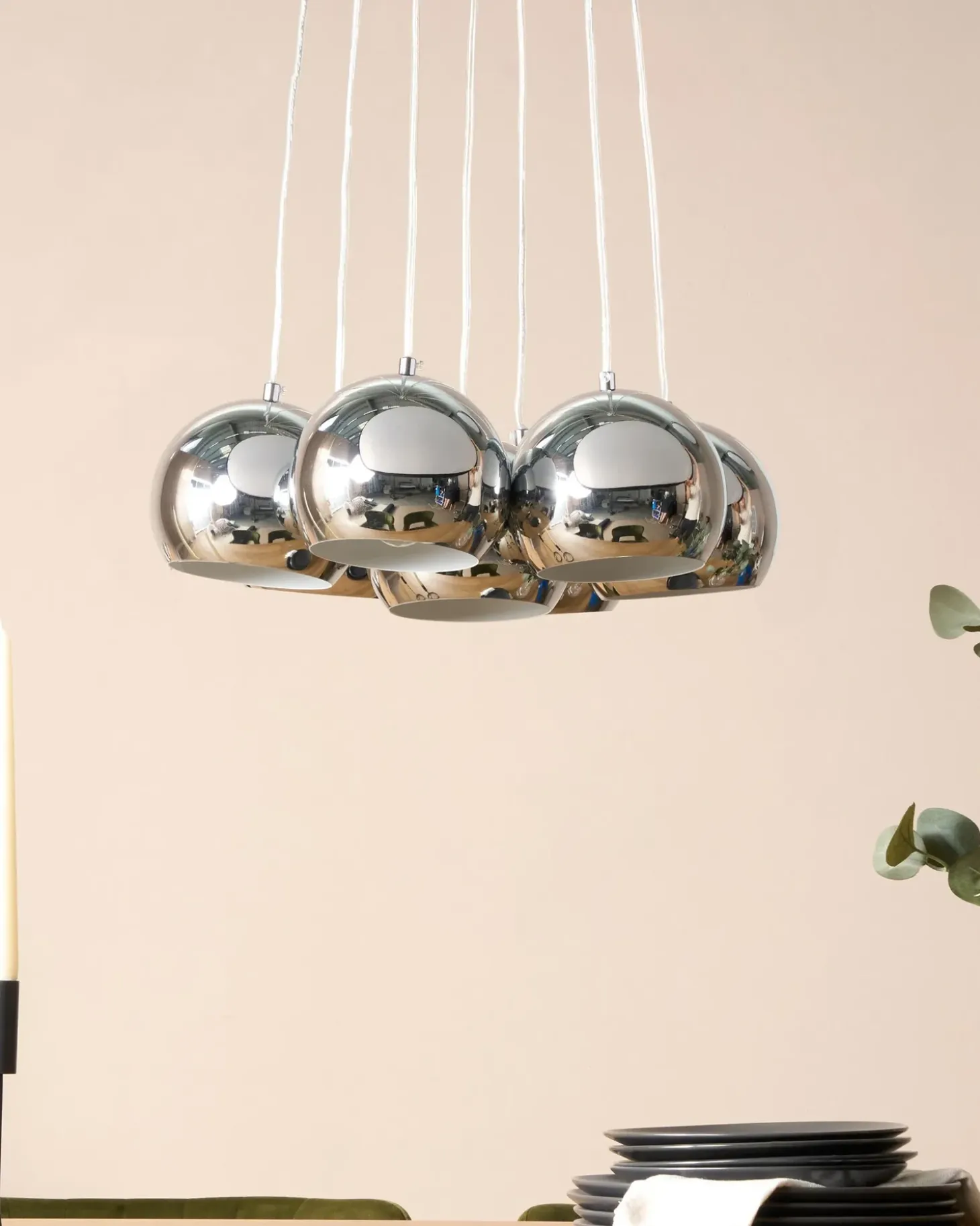 Loftlampe OLZA Metal Sølv