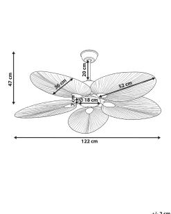 Loftsventilator MAMMOTH Med fjernbetjening Naturlig