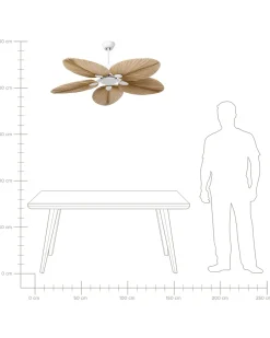 Loftsventilator MAMMOTH Naturlig