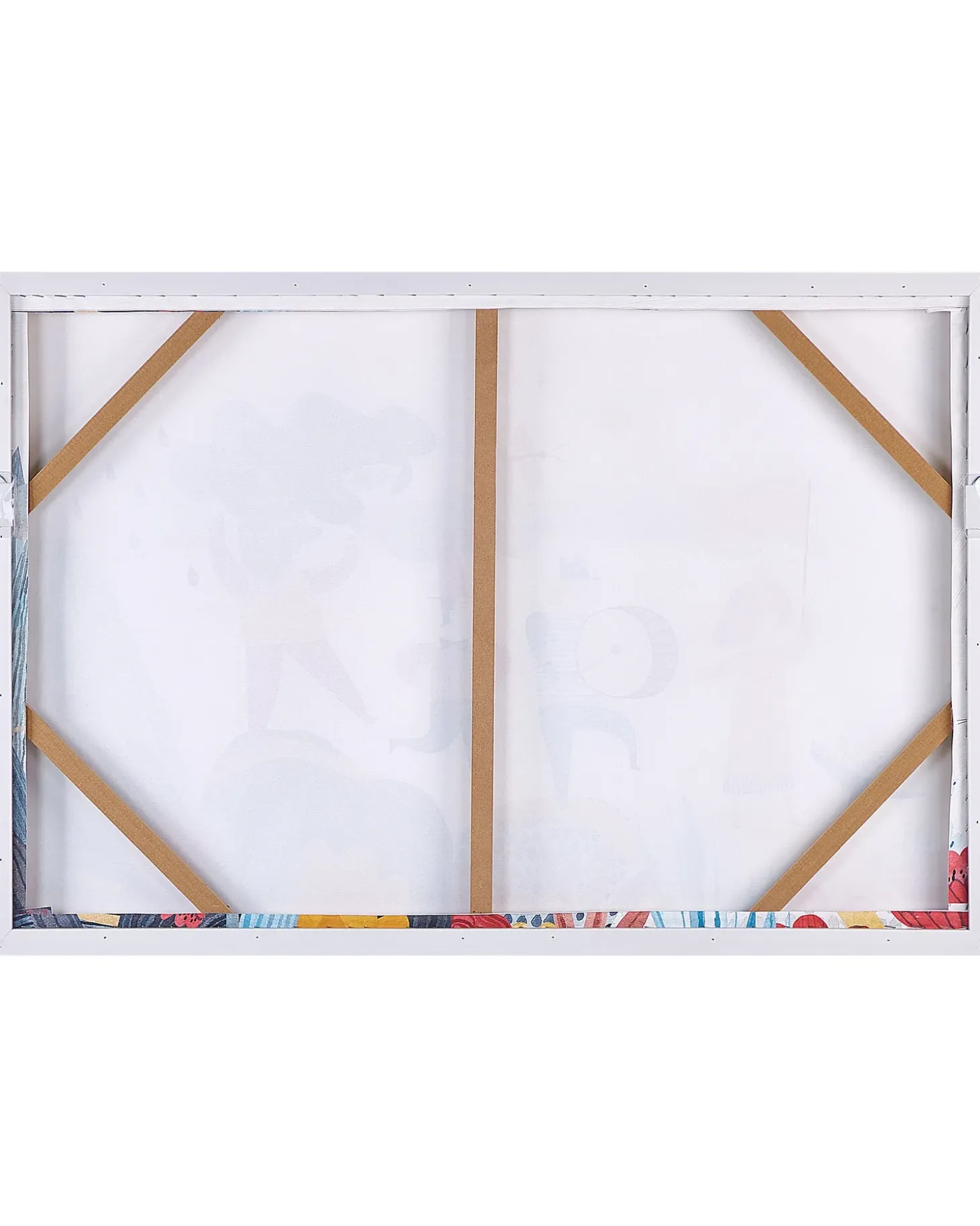 Lærred BIBBIENA Motiv for børn 63 x 99 cm Multifarvet