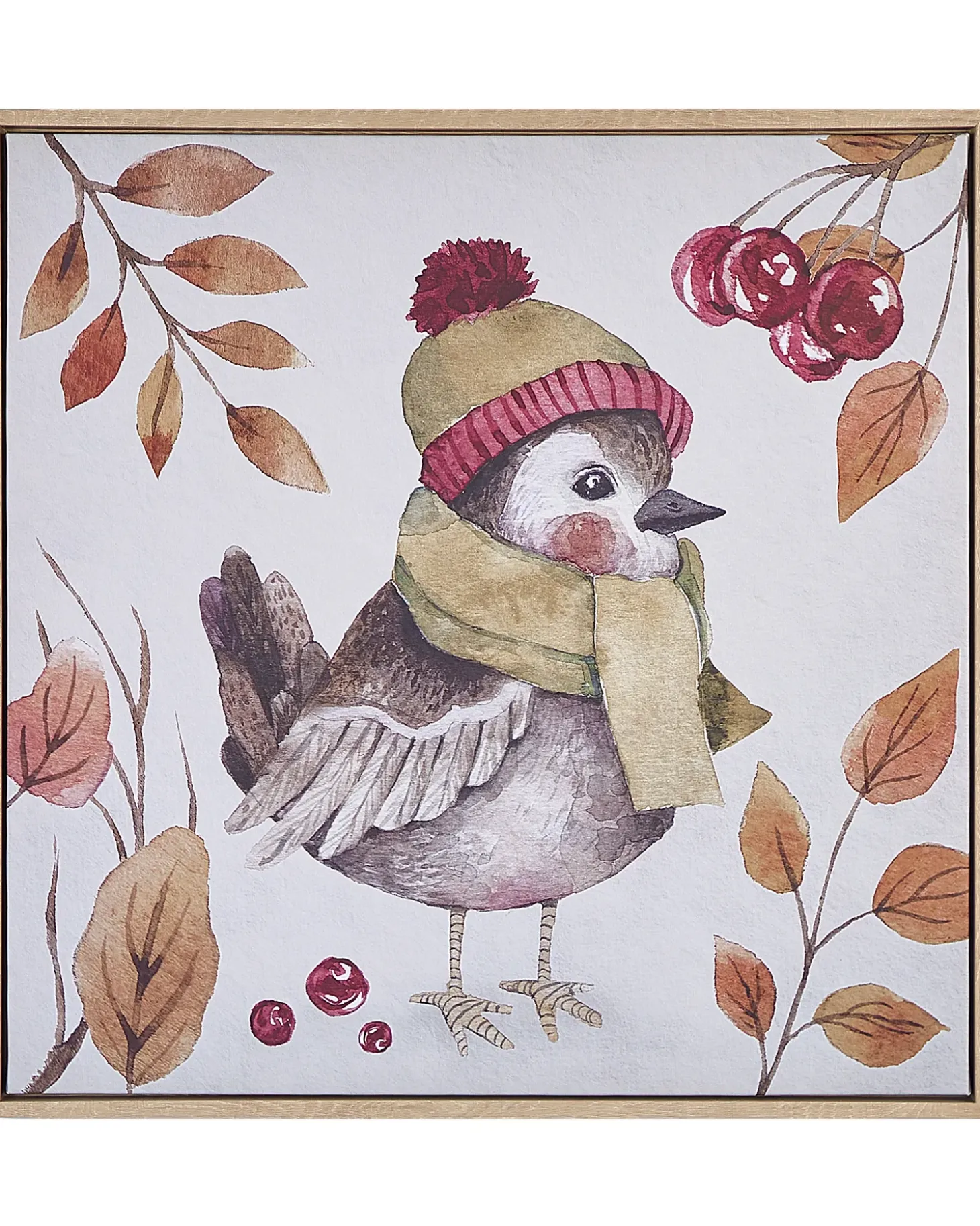 Lærred CASTRO Dyre motiv 63 x 63 cm Multifarvet