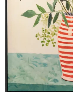 Lærred WEXFORD Blomster motiv Multifarvet