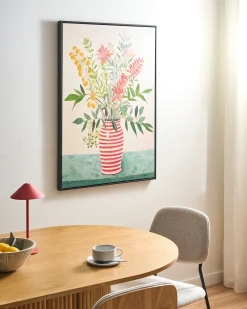 Lærred WEXFORD Blomster motiv Multifarvet