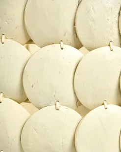Lysekrone KOTMALE Kokosnødde-skal Lys Beige