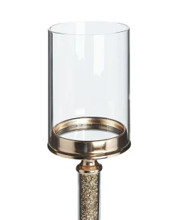 Lysestage ABBEVILLE Glas 48 cm Guld