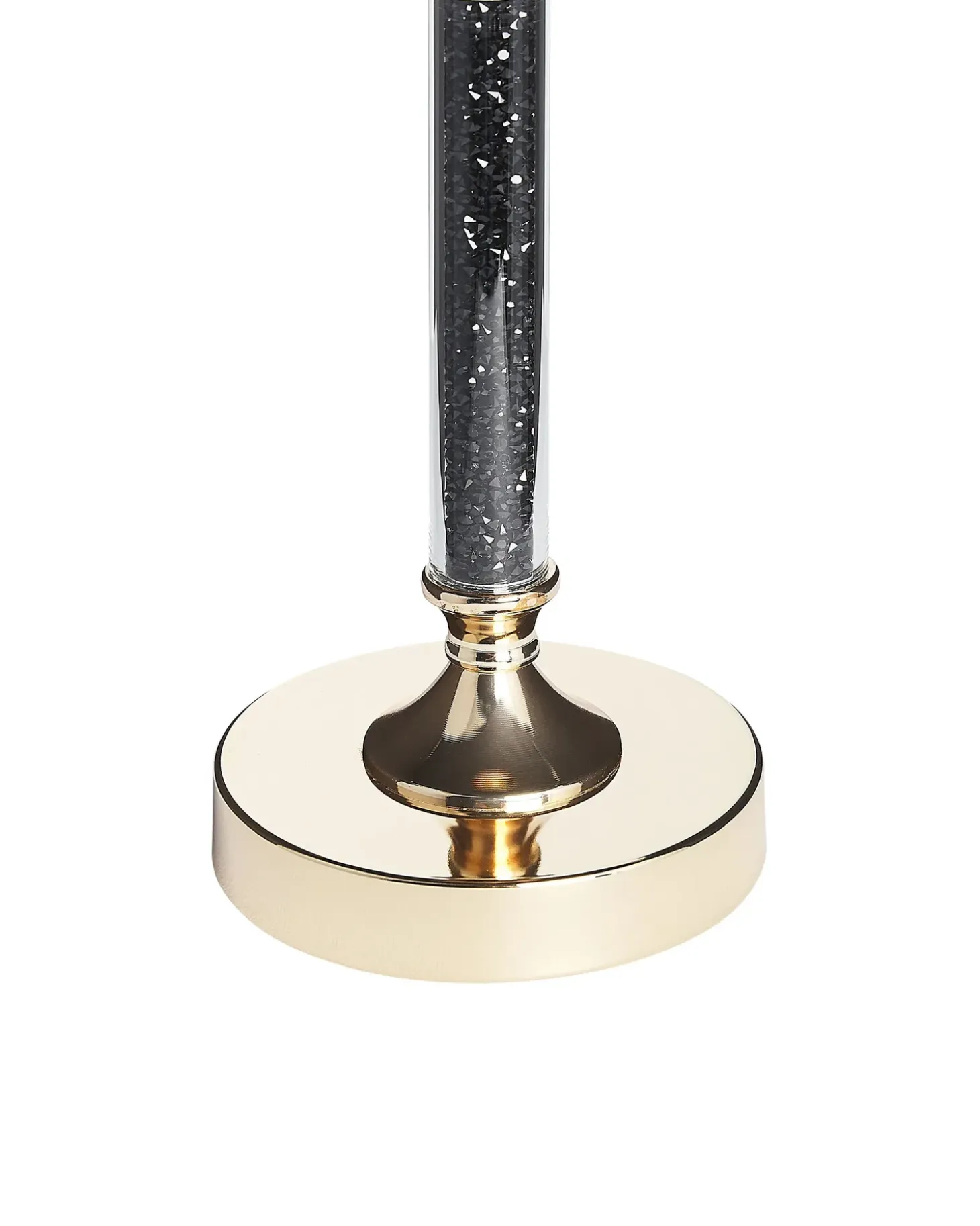 Lysestage ABBEVILLE Glas 41 cm Sort