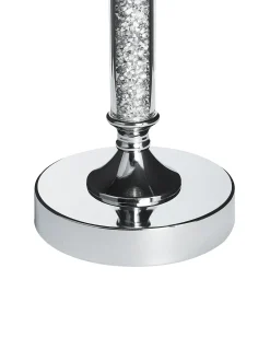 Lysestage ABBEVILLE Glas 48 cm Sølv