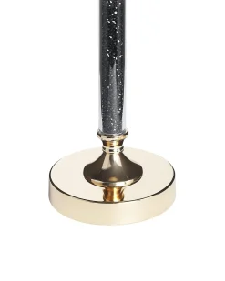 Lysestage ABBEVILLE Glas 48 cm Sort