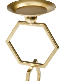 Lysestage ARDEE Metal 44 cm Guld