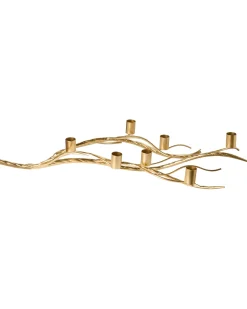 Lysestage ARRENTELA Metal 10 cm Guld