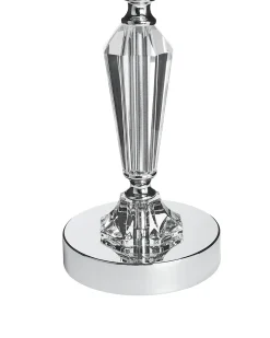 Lysestage BONAO Glas 42 cm Sølv