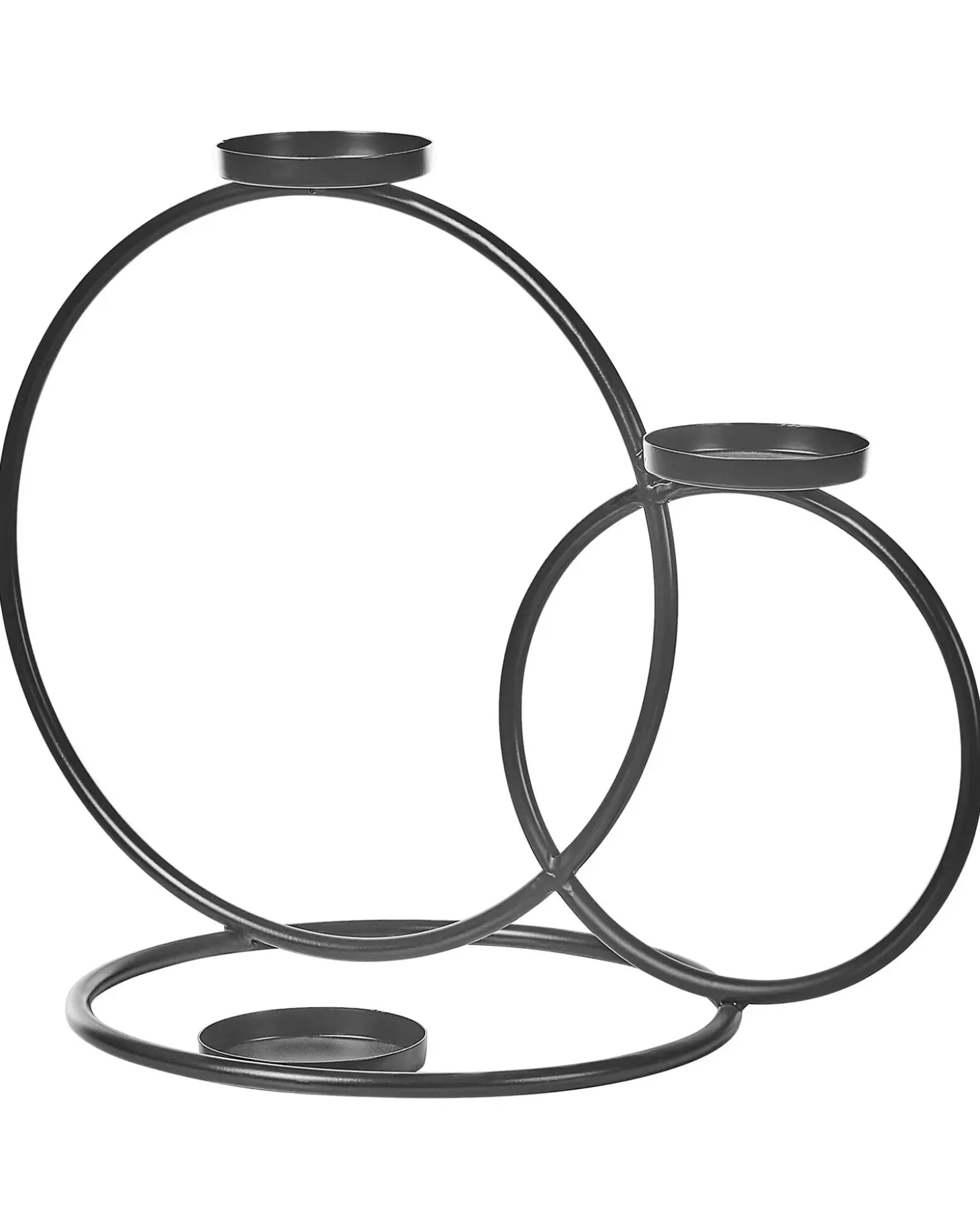 Lysestage CAKUNG Metal 33 cm Sort
