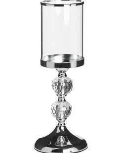 Lysestage COTUI Glas 36 cm Sølv