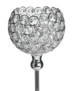Lysestage ESTERNAY Metal 27 cm Sølv