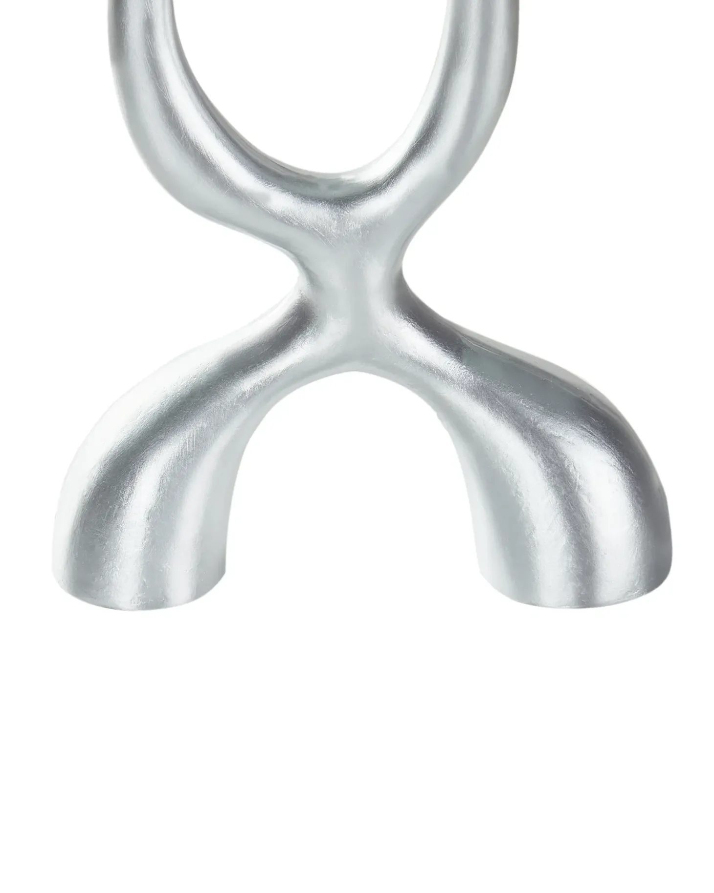 Lysestage FAMOES Metal 41 cm Sølv