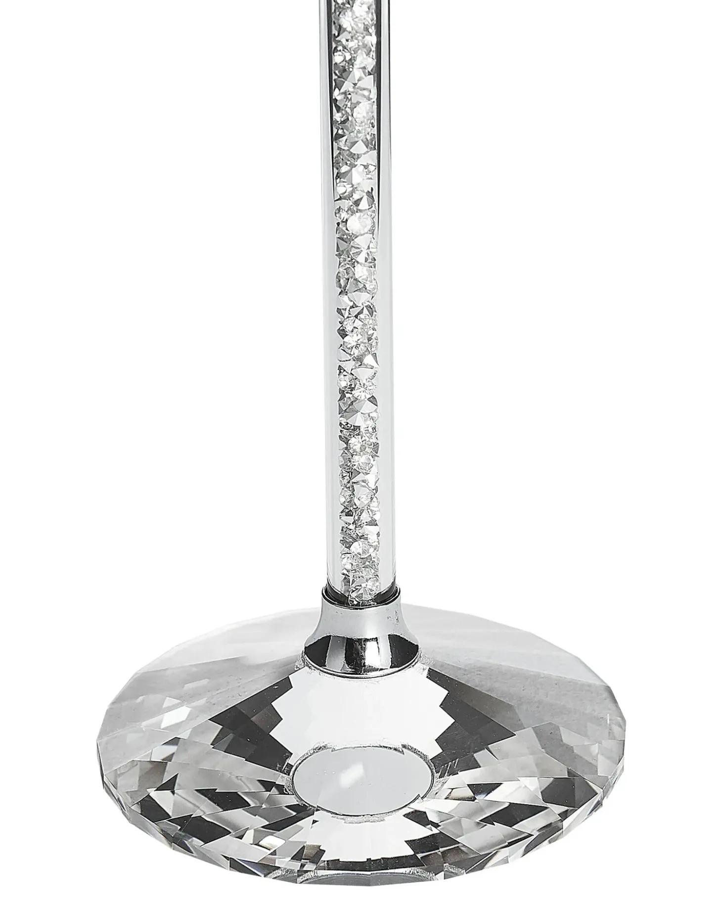 Lysestage KOFI Glas 23 cm Sølv