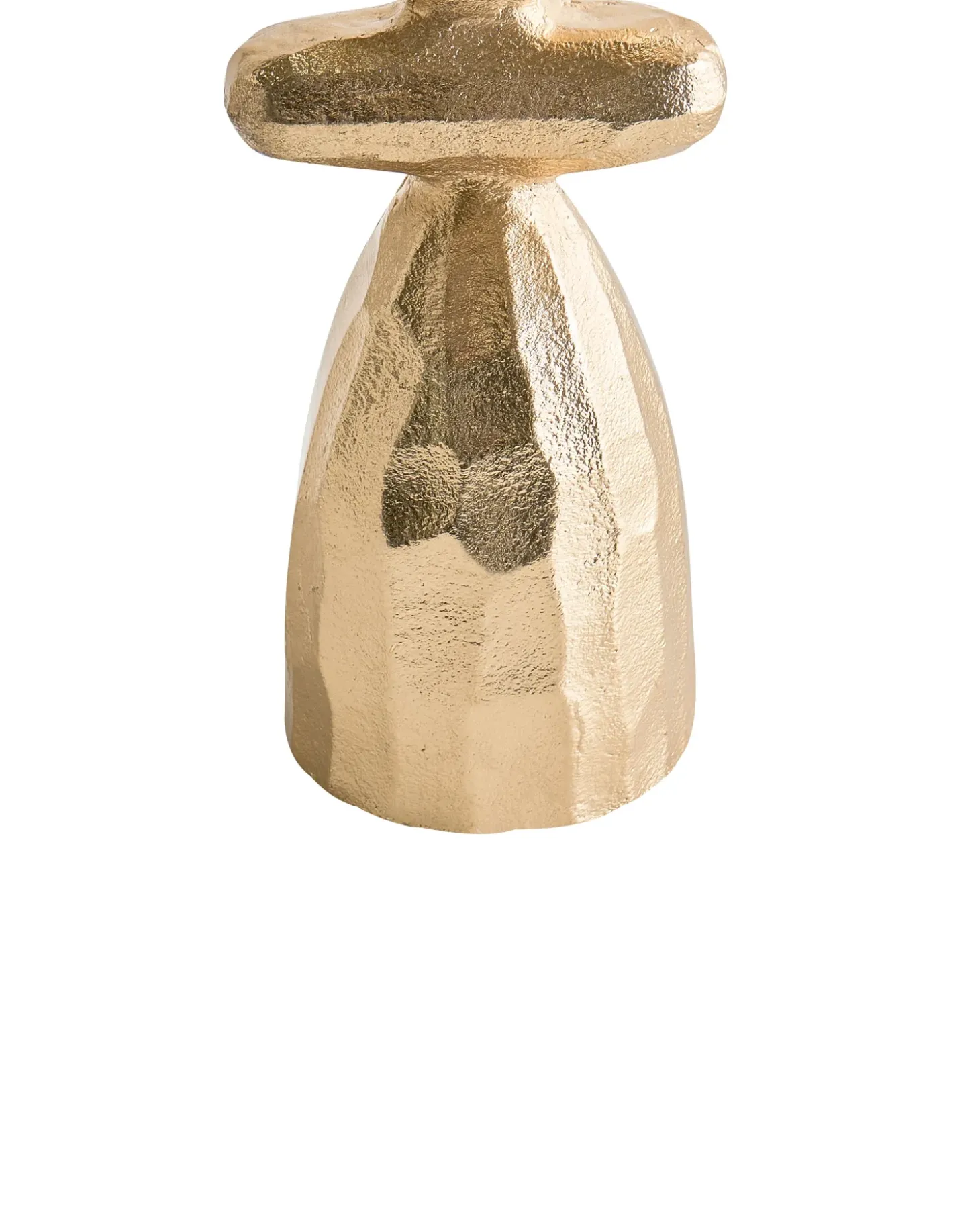 Lysestage KRADENIK Metal 33 cm Guld
