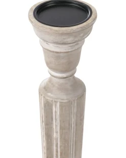 Lysestage MALLAWI Mangotræ 50 cm Lysebrun