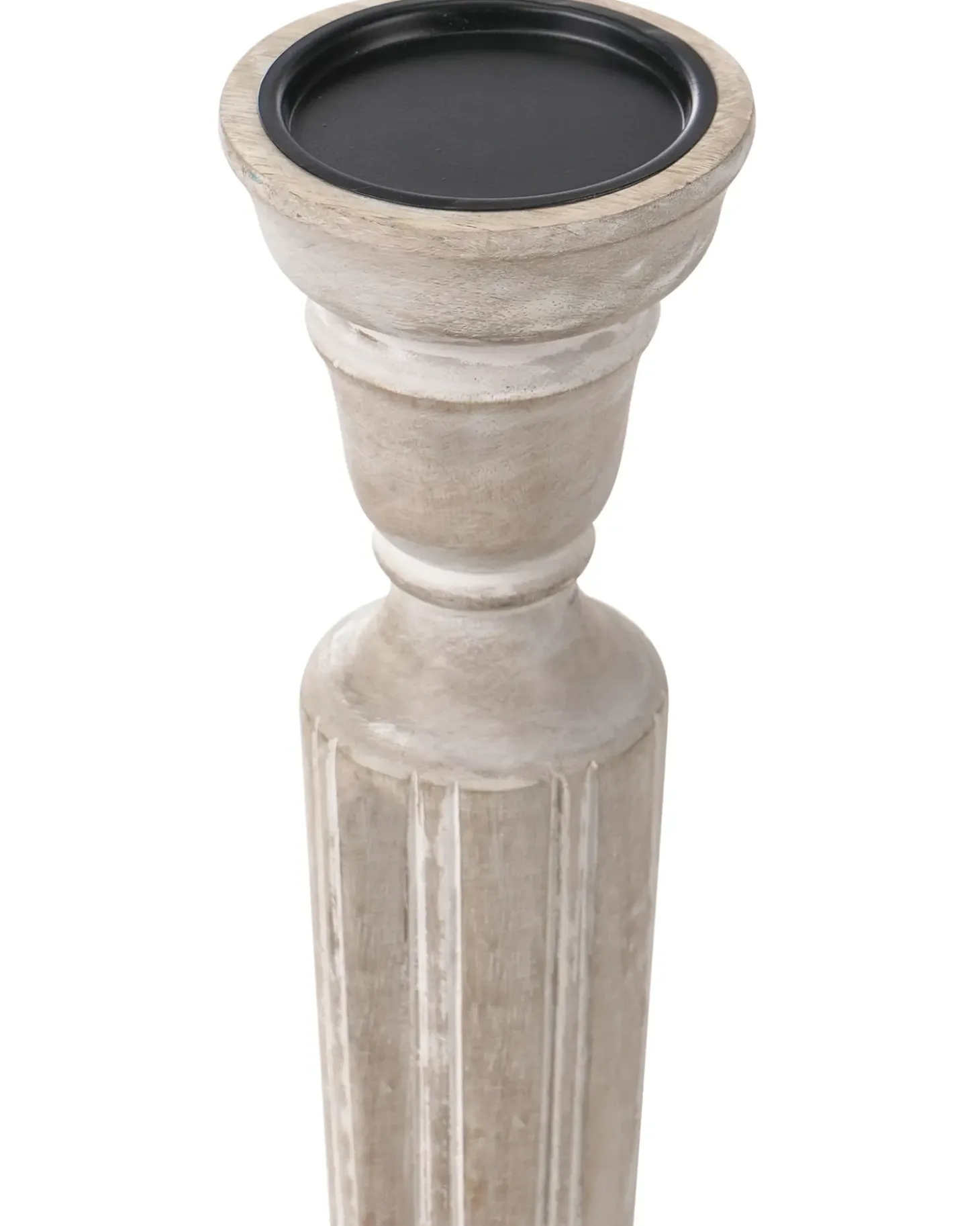 Lysestage MALLAWI Mangotræ 50 cm Lysebrun