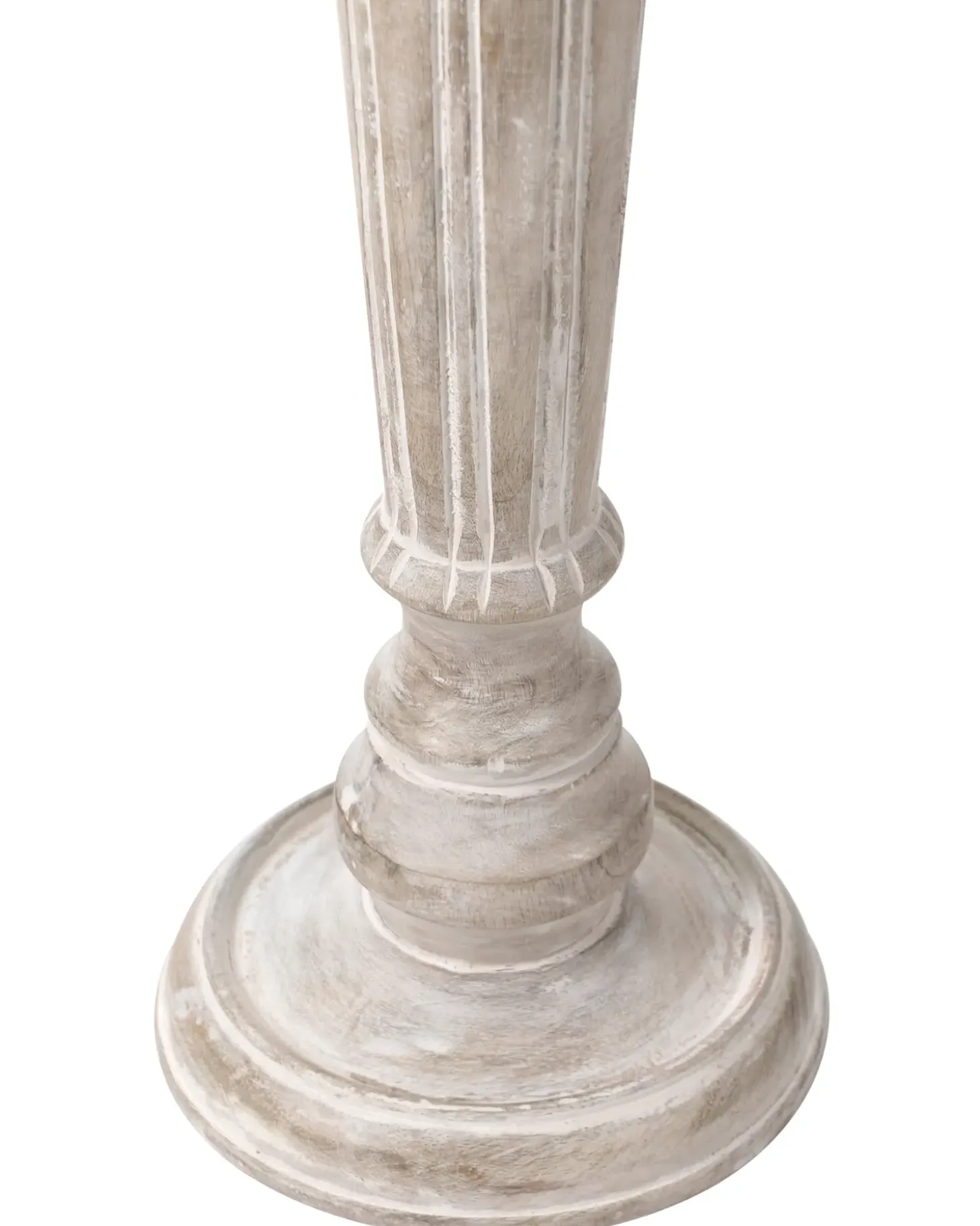 Lysestage MALLAWI Mangotræ 50 cm Lysebrun