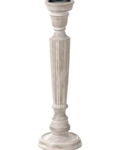Lysestage MALLAWI Mangotræ 50 cm Lysebrun